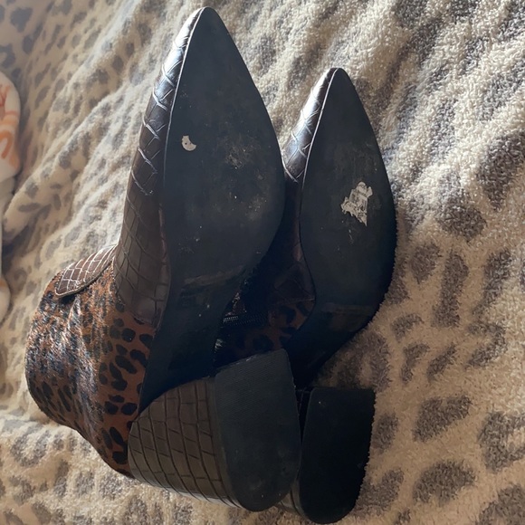 Jeffrey Campbell leopard snake funky booties - Picture 4 of 5